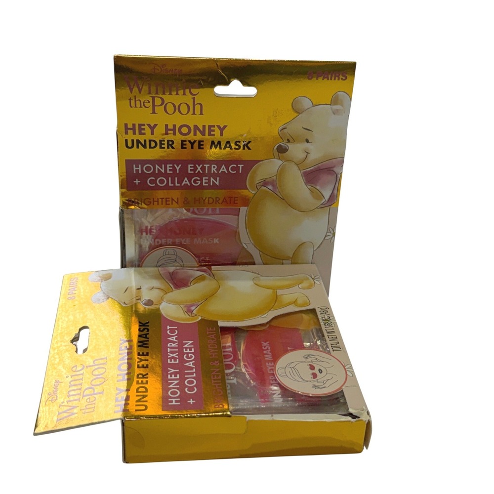 Disney Winnie the Pooh Hey Honey Under Eye Mask Honey Extract Collagen 16 Pairs